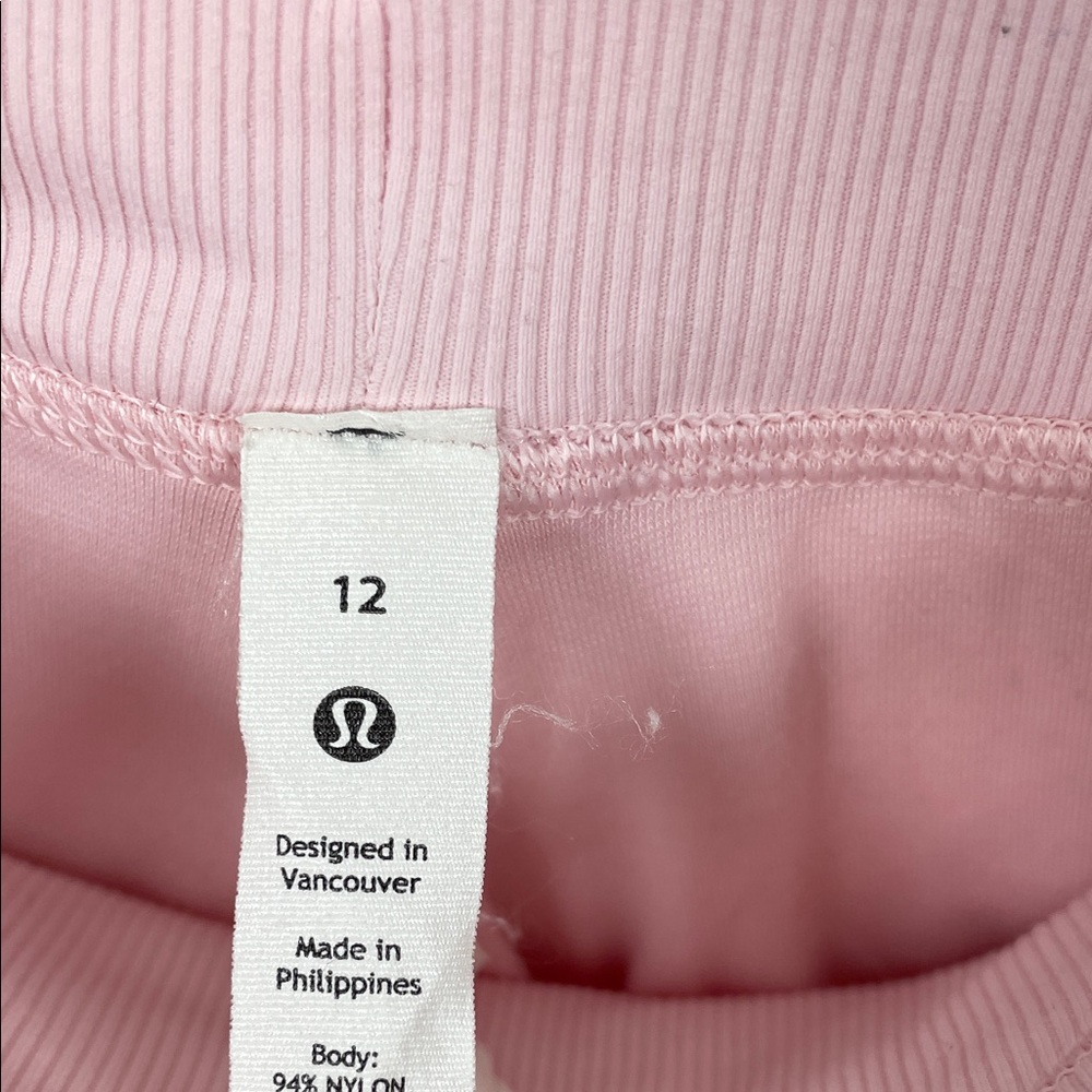 Lululemon Dance Studio Mid Rise Lined Women's 12 Casual Light Pink Jogger Pants - Picture 10 of 11